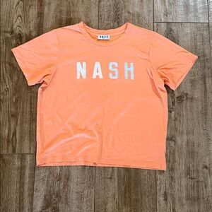 NASH Bright Orange T-Shirt Sz Small